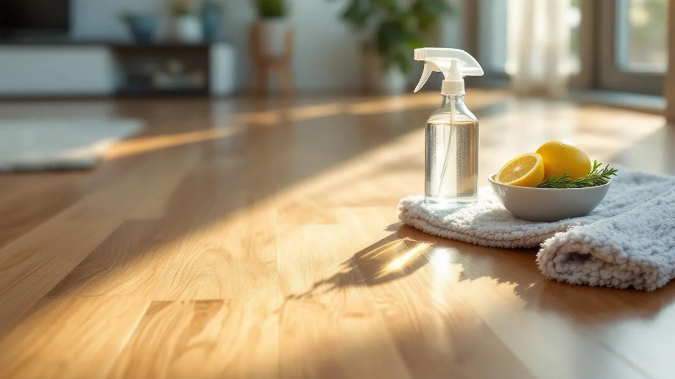 Geen azijn of soda, deze methode reinigt houten vloeren perfect