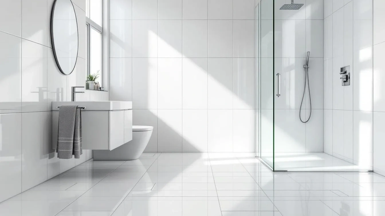 Ik testte waterstofperoxide in de badkamer, mijn tegels blinken als nooit tevoren