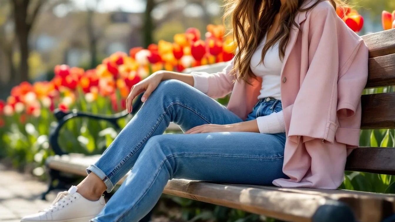 Stijlexperts onthullen hoe je cigarette jeans dit voorjaar combineert