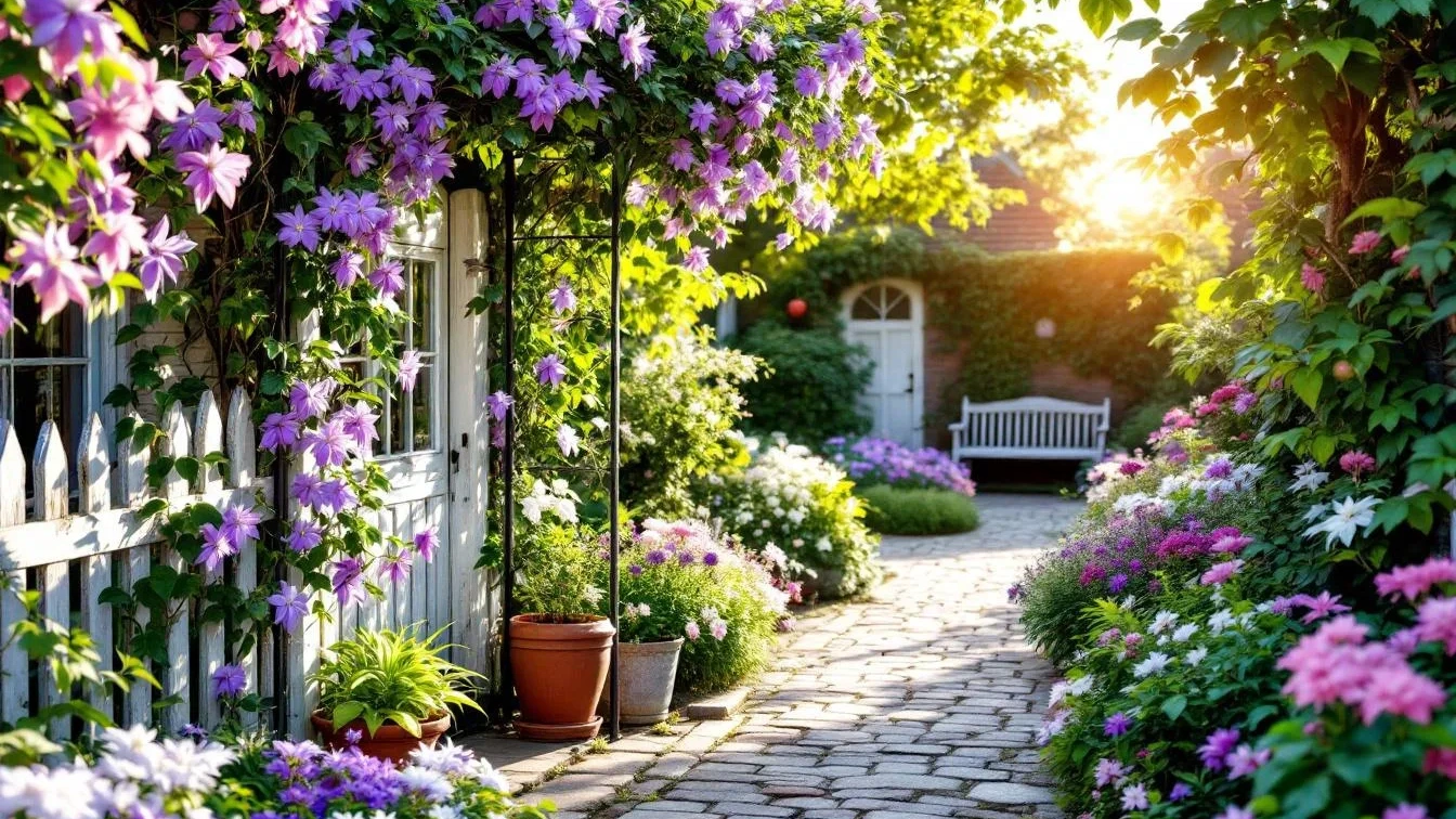 Tuinier onthult welke clematis-soorten perfect zijn voor kleine tuinen