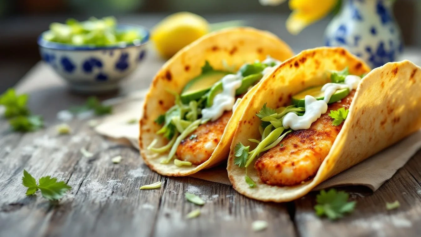 Waarom je airfryer vis tacos zo lekker zijn en makkelijk te maken