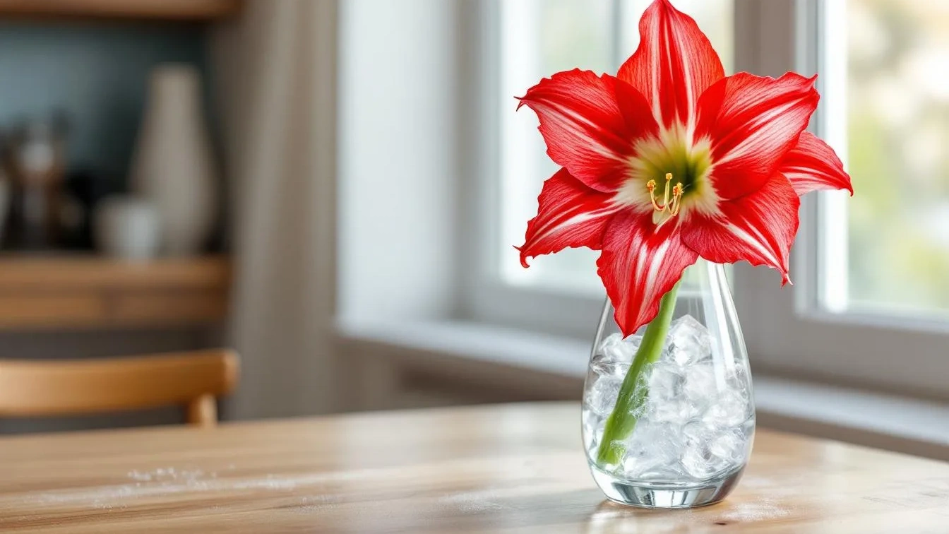 Waarom je amaryllis water geven met ijsblokjes een goed idee is