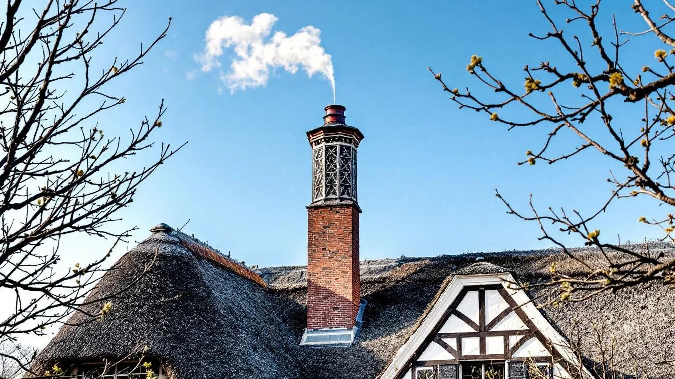 Waarom je schoorsteen tocht zelfs als het niet waait