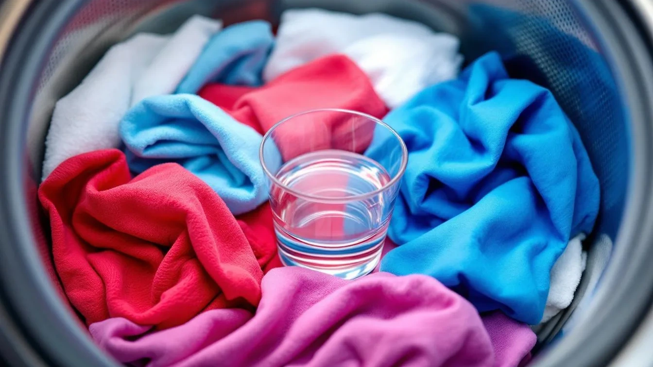 Wat gebeurt er als je een kopje azijn in de wasmachine doet?